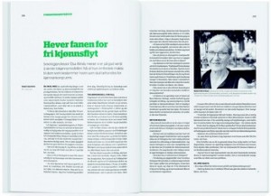 Lavterskeltilbud til personer med kjønnsinkongruens, er risikabelt, mener artikkelforfatteren. Her faksimile av intervjuet med Elsa Almås i augustutgaven.