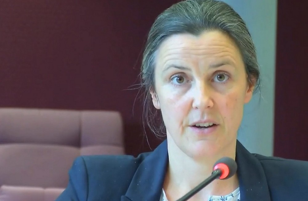 Lorna Armati, EU-kommisjonen. Foto: Screenshot fra offentlig høring