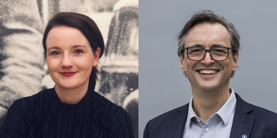 Hanne Indregard Lind (foto. privat ) og Julius Okkenhaug ( foto: Akademikerne) er begge kandidater til et av de to visepresidentvervene.