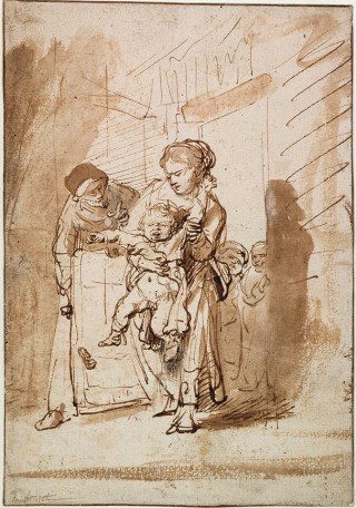 The unruly child av Rembrandt van Rijn (ca. 1635)